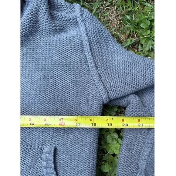 Filson Genuine Garment Women's Knit Zip Front Sweater Gray Size Medium Peru - Picture 7 of 9